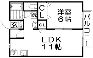 ジャンシアーヌの物件間取画像